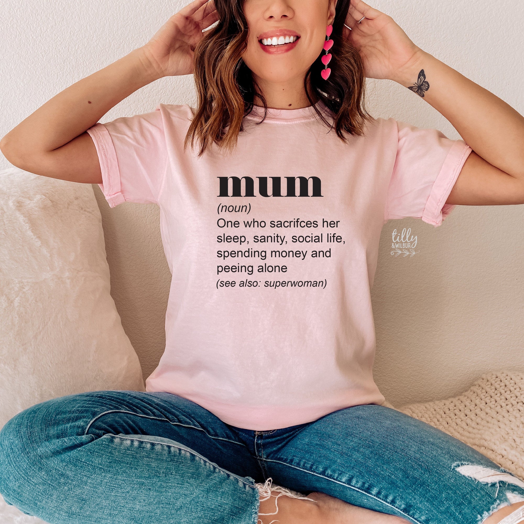 Mum Definition T-Shirt, Funny Mum T-Shirt, Motherhood Is A Walk In The Park T-Shirt, Funny Mum Tee, Mother&#39;s Day Gift, Funny Gift For Mum