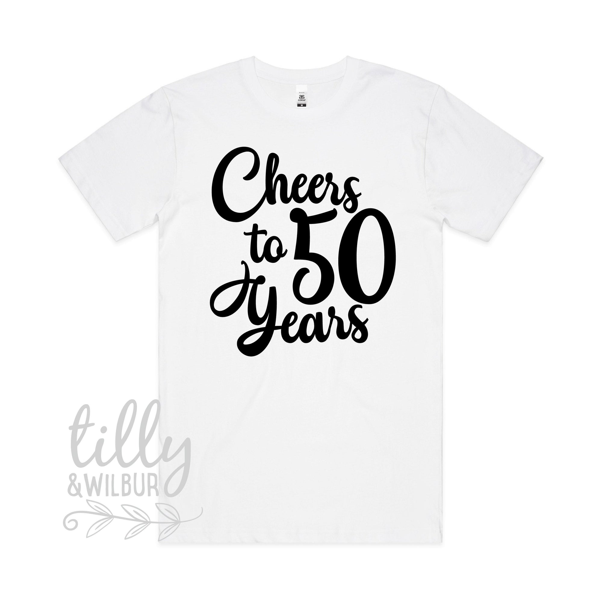 50th Birthday T-Shirt For Men, Cheers To 50 Years T-Shirt, Cheers And Beers To My 50 Years T-Shirt, Men&#39;s Birthday Gift, 50th Birthday Shirt
