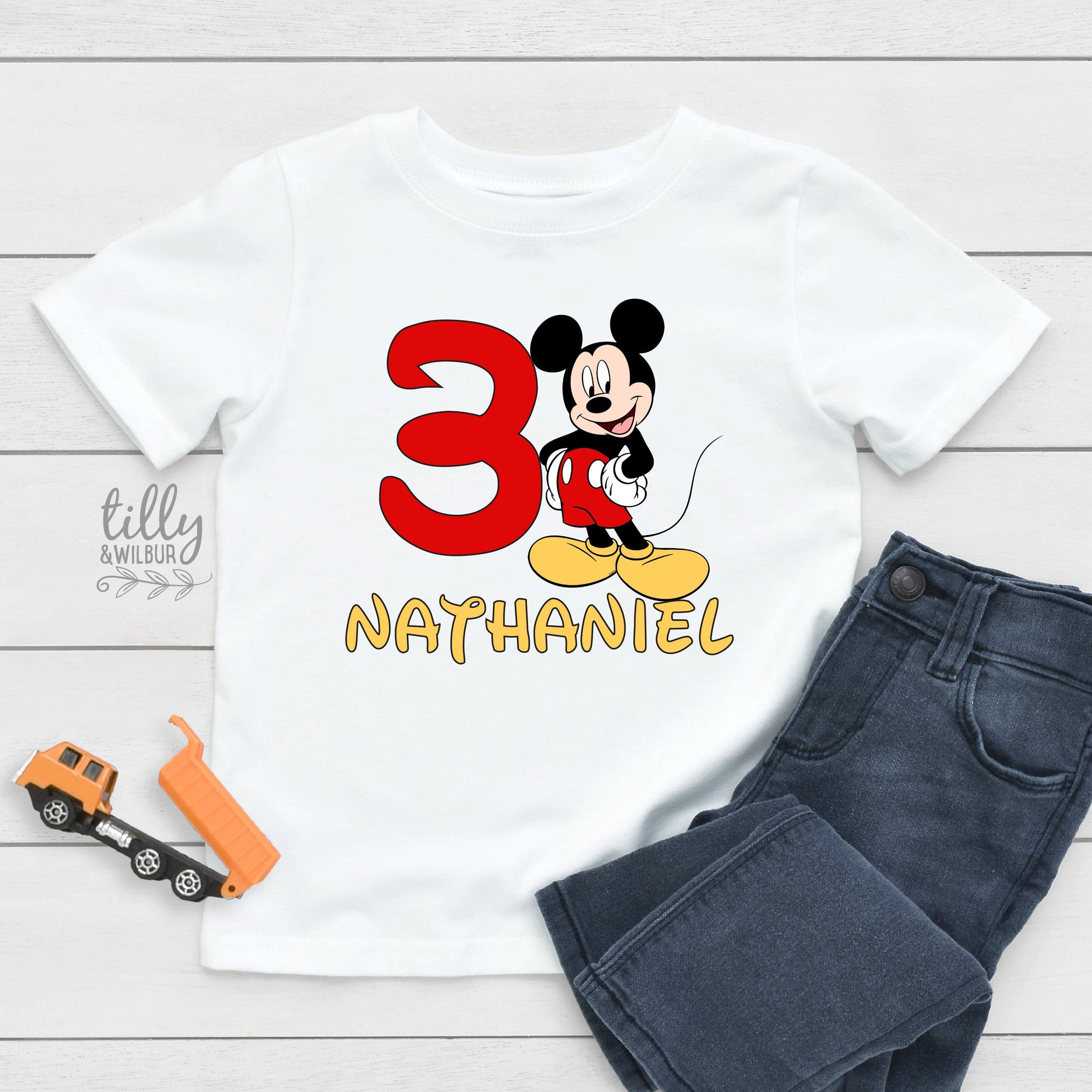 Personalised 3rd Birthday T-Shirt, Three Birthday T-Shirt, Third Birthday Tee, Three Birthday Gift, Boys 3rd Birthday, Boys Birthday Shirt