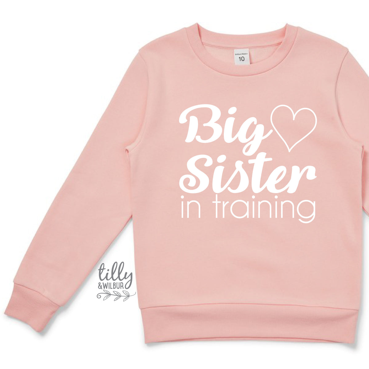 Big Sister In Training Girls Jumper