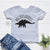 Dinosaur T-Shirt For Boys, Stegosaurus T-Shirt, Dinosaur T-Shirt, Personalised Dinosaur Gift, Dinosaur Birthday Gift, Jurassic Park T-Shirt