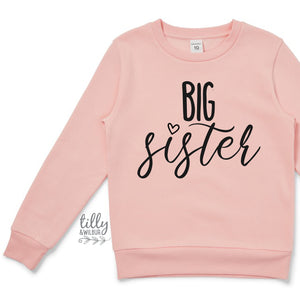 Big Sister Jumper, Big Sister Announcement, Big Sister Gift, Pregnancy Announcement Sweatshirt, I&#39;m Going To Be A Big Sister Announcement