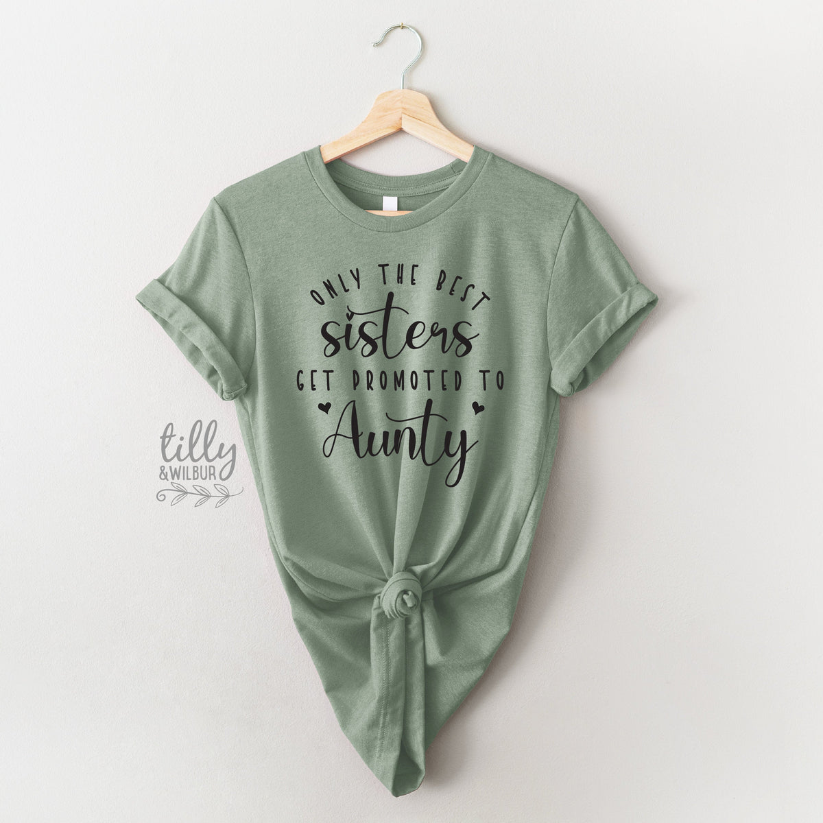 Only The Best Sisters Get Promoted To Aunty T-Shirt