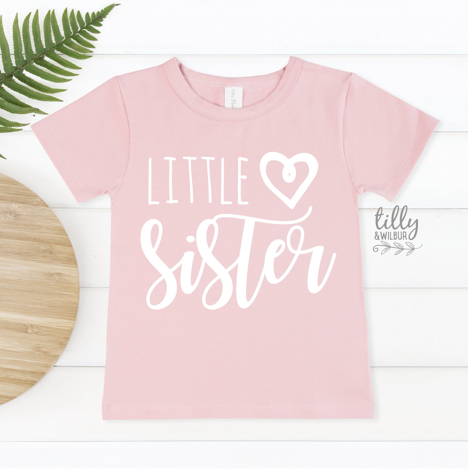 Little Sister T-Shirt, Matching Sister Outfits, Sibling T-Shirts, Matching Big Sister Little Sister T-Shirts, New Baby Sister Gift, Newborn