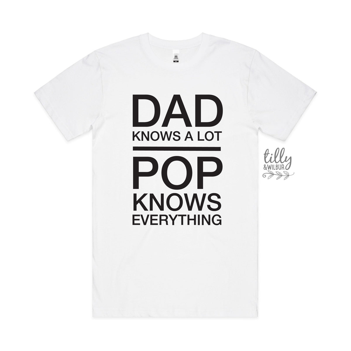 Dad Knows A Lot Pop Knows Everything T-Shirt