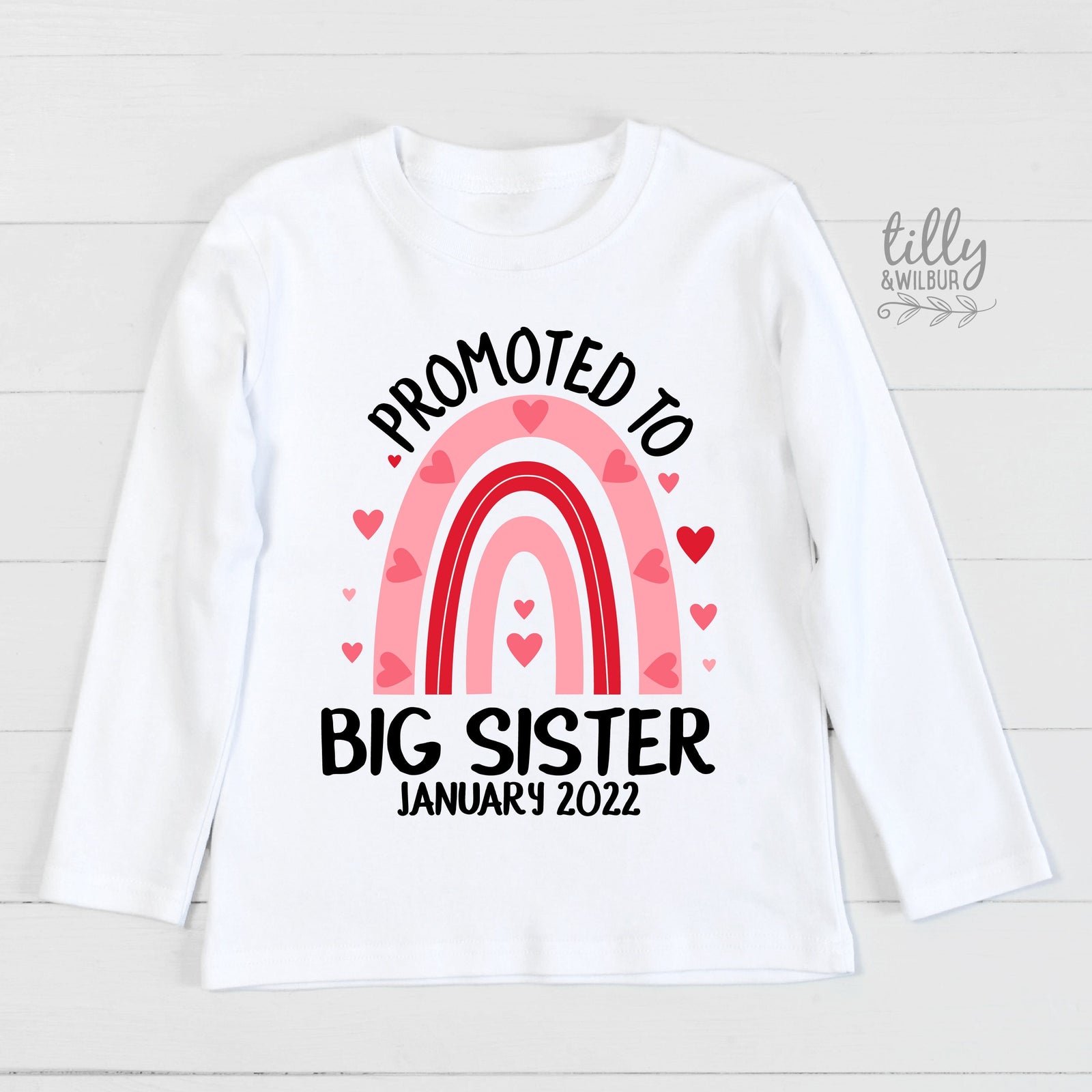 Promoted To Big Sister T-Shirt, Big Sister Gift, Big Sister Shirt, Sister Announcement, Pregnancy Announcement, I'm Going To Be A Big Sister