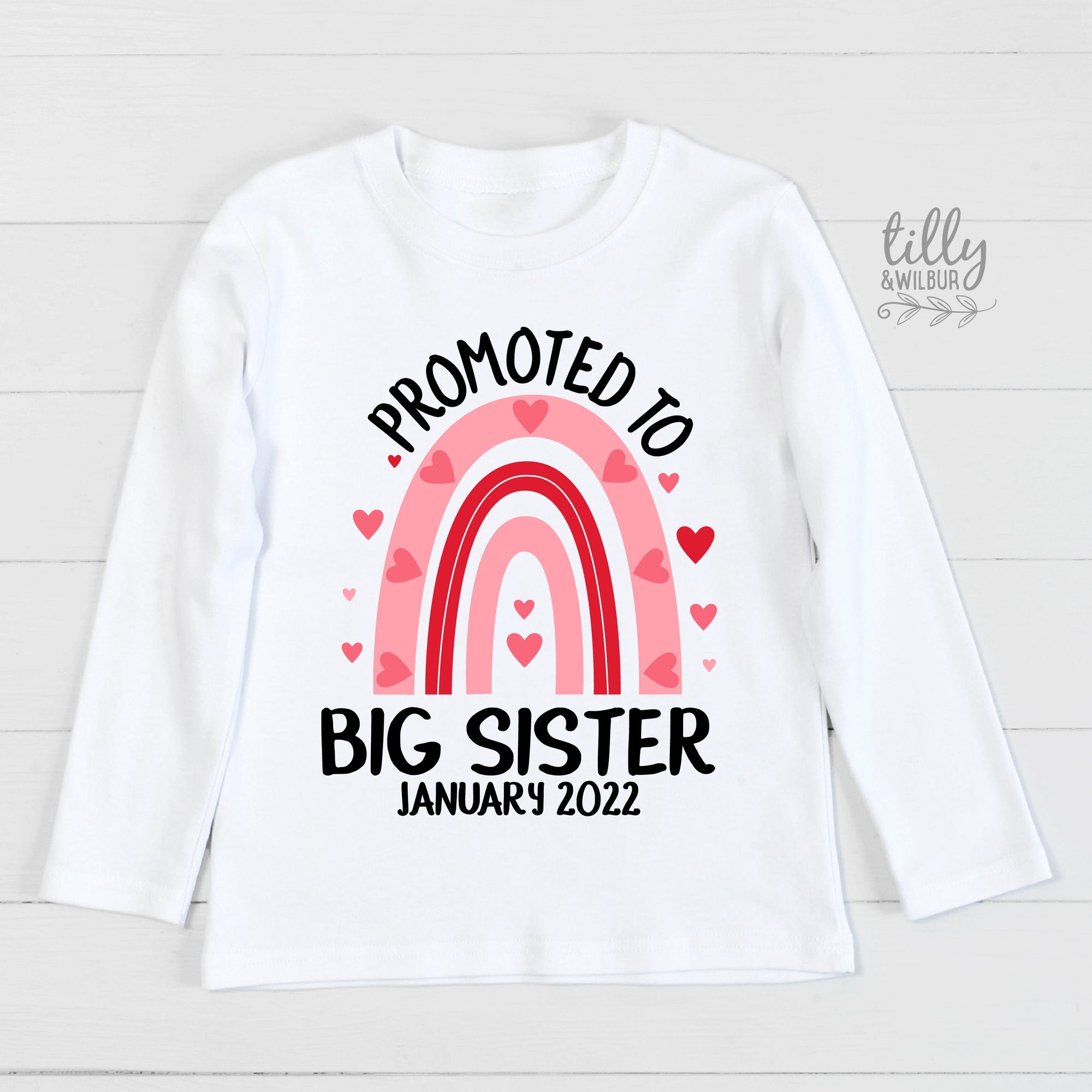 Promoted To Big Sister T-Shirt, Big Sister Gift, Big Sister Shirt, Sister Announcement, Pregnancy Announcement, I&#39;m Going To Be A Big Sister