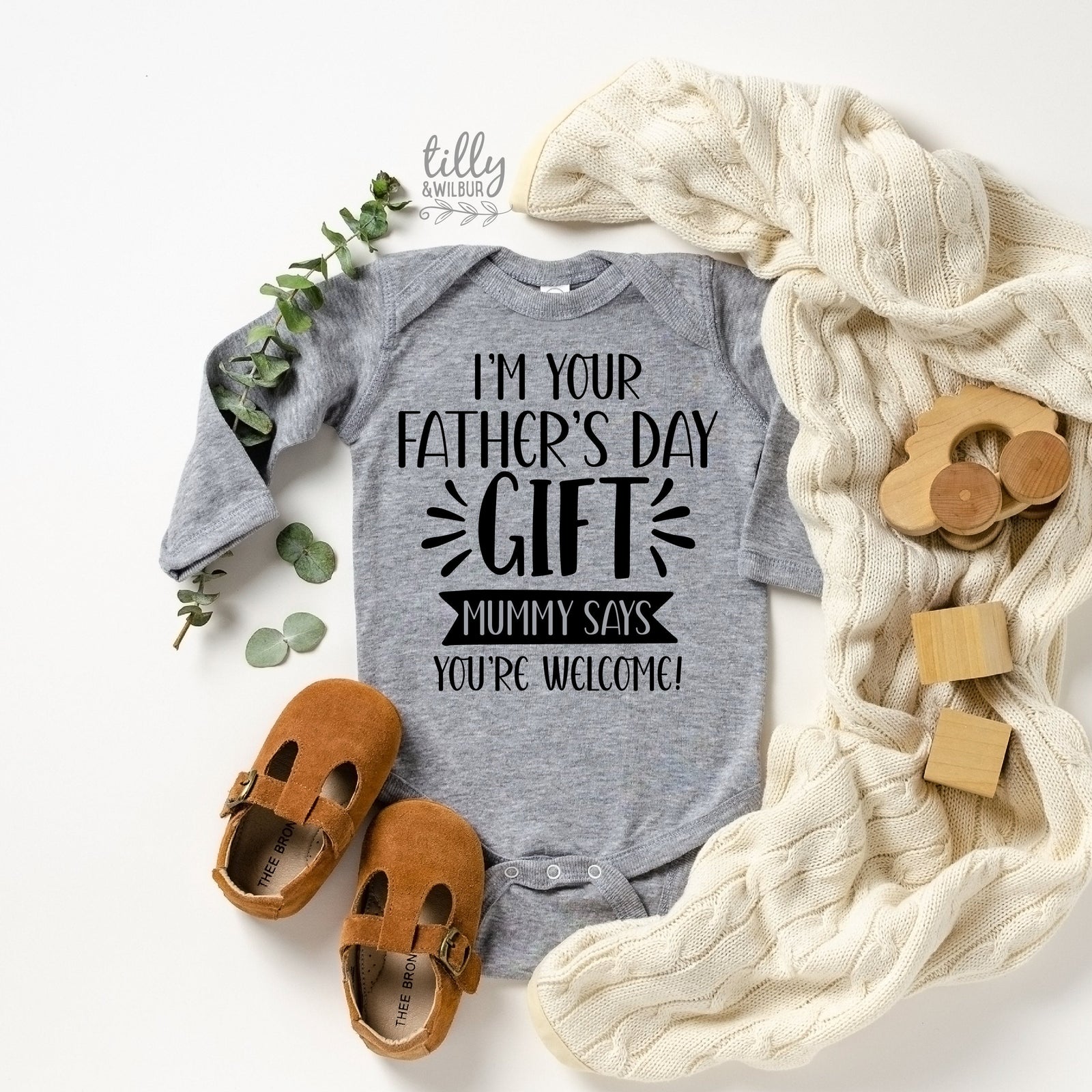 I&#39;m Your Father&#39;s Day Gift Mummy Says You&#39;re Welcome Bodysuit, First Father&#39;s Day Onesie, I Love You Daddy Happy 1st Father&#39;s Day Onesie