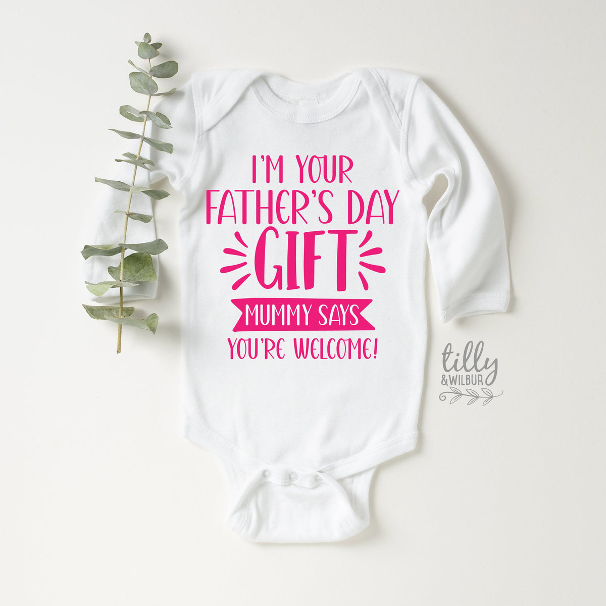 I&amp;#39;m Your Father&amp;#39;s Day Gift Mummy Says You&amp;#39;re Welcome Bodysuit, First Father&amp;#39;s Day Onesie, I Love You Daddy Happy 1st Father&amp;#39;s Day Onesie