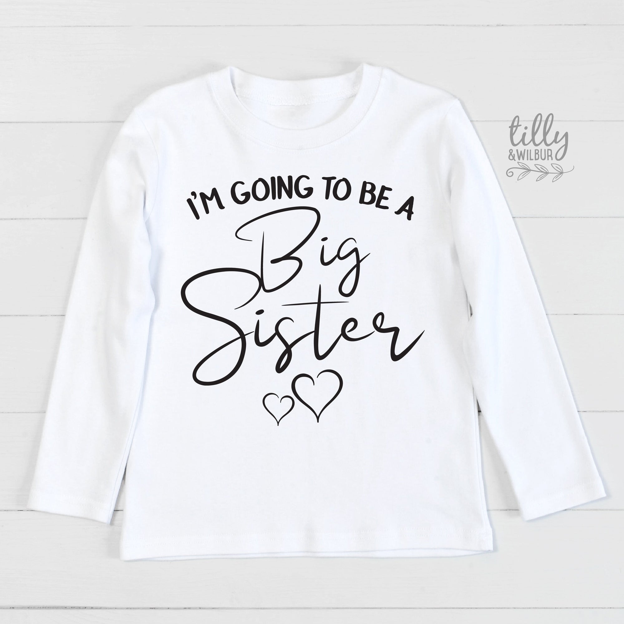 Big Sister T-Shirt, Big Sister Announcement, Promoted to Big Sister TShirt, Pregnancy Announcement Shirt, I&#39;m Going To Be A Big Sister Shirt