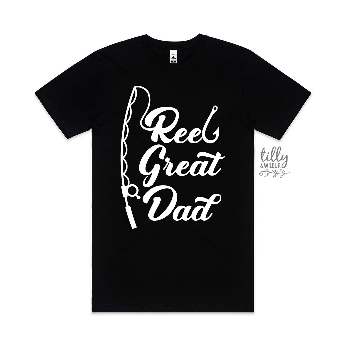 Reel Great Dad T-Shirt, Fishing T-Shirt, Fisherman T-Shirt, Father&amp;#39;s Day Gift, Dad Gift, Dad Birthday, Christmas Gift, Funny Dad T-Shirt