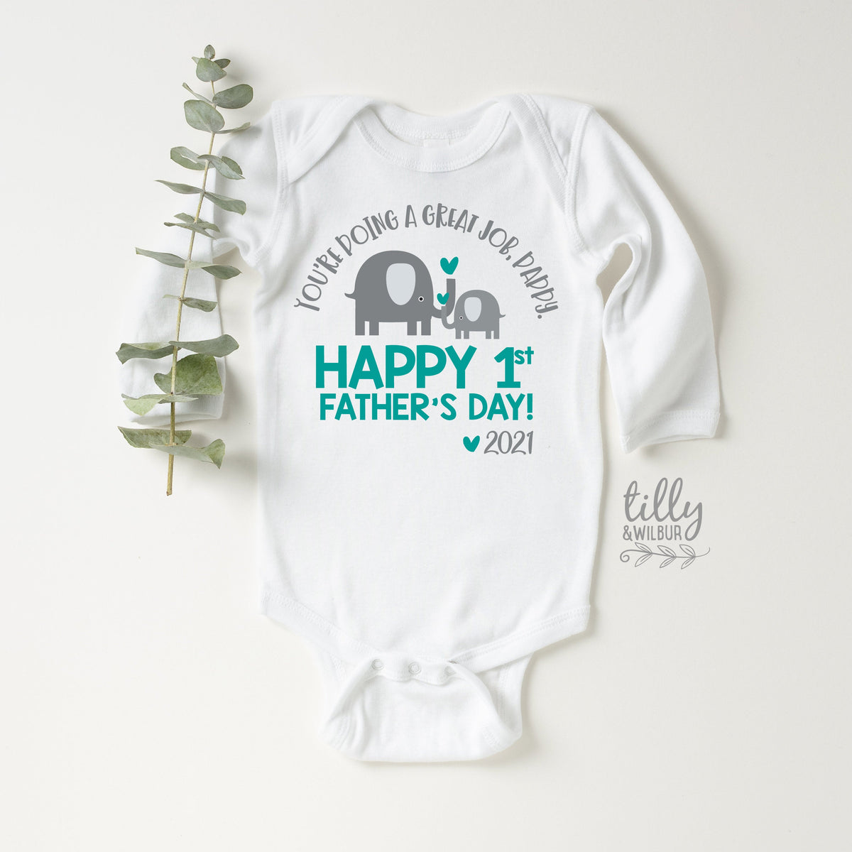 You&amp;#39;re Doing A Great Job Daddy Bodysuit, Happy 1st Father&amp;#39;s Day 2021, Our First Father&amp;#39;s Day 2021 Baby Bodysuit, First Father&amp;#39;s Day Onesie