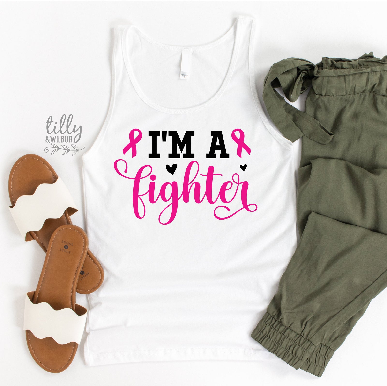 I'm A Fighter T-Shirt, Cancer T-Shirt, Breast Cancer T-Shirt, Survivor T-Shirt, Pink Ribbon T-Shirt, I'm A Survivor T-Shirt, Awareness Tee