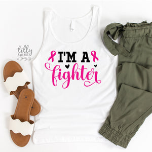 I&#39;m A Fighter T-Shirt, Cancer T-Shirt, Breast Cancer T-Shirt, Survivor T-Shirt, Pink Ribbon T-Shirt, I&#39;m A Survivor T-Shirt, Awareness Tee