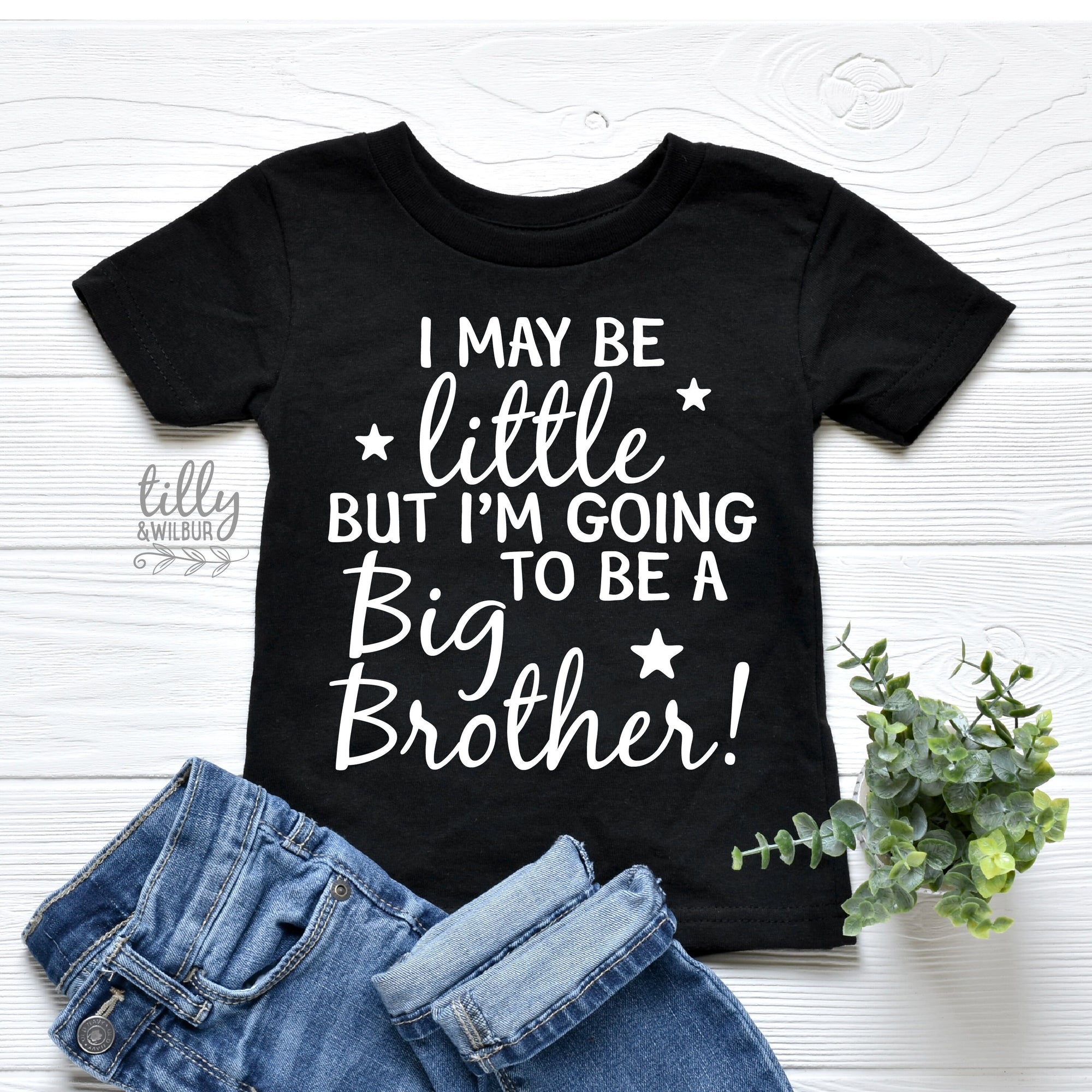 Big Brother T-Shirt, I&#39;m Going To Be A Big Brother, Pregnancy Announcement Shirt, I May Be Little But I&#39;m Going To Be A Big Brother T-Shirt