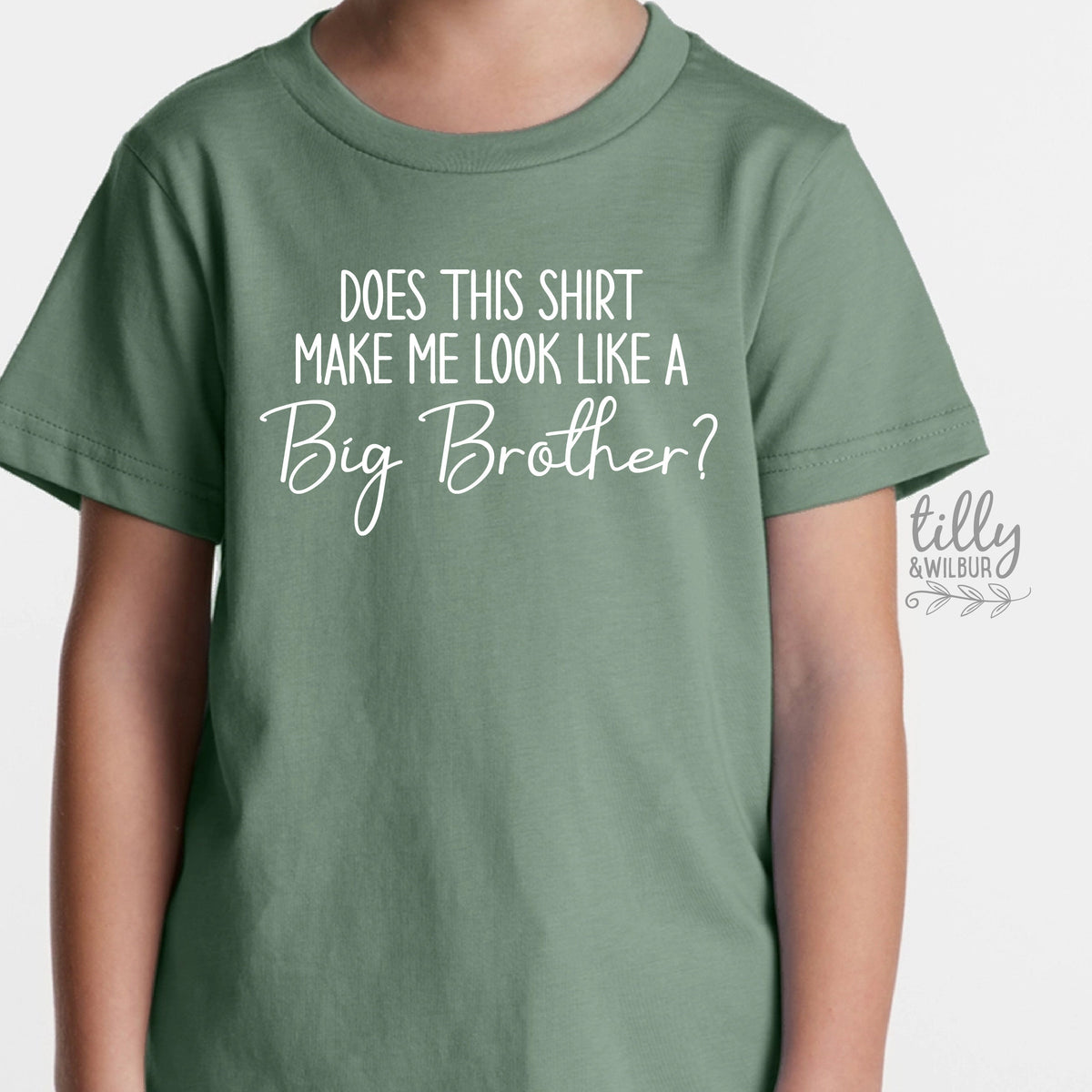 Does This Shirt Make Me Look Like A Big Brother T-Shirt, Pregnancy Announcement T-Shirt, Promoted To Big Brother T-Shirt, Big Brother Shirt