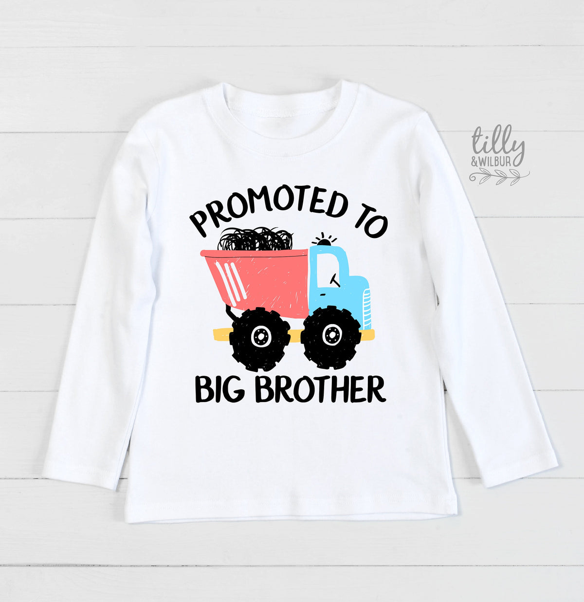 Promoted To Big Brother T-Shirt For Boys, Big Brother Under Construction Shirt, I&amp;#39;m Going To Be A Big Brother Shirt, Pregnancy Announcement