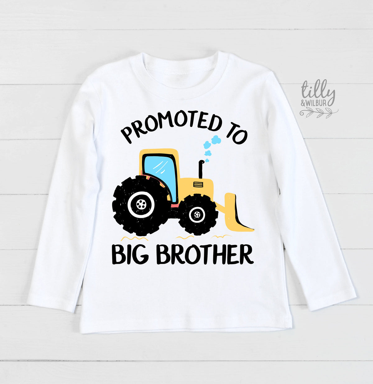 Promoted To Big Brother T-Shirt For Boys, Big Brother Under Construction Shirt, I&amp;#39;m Going To Be A Big Brother Shirt, Pregnancy Announcement