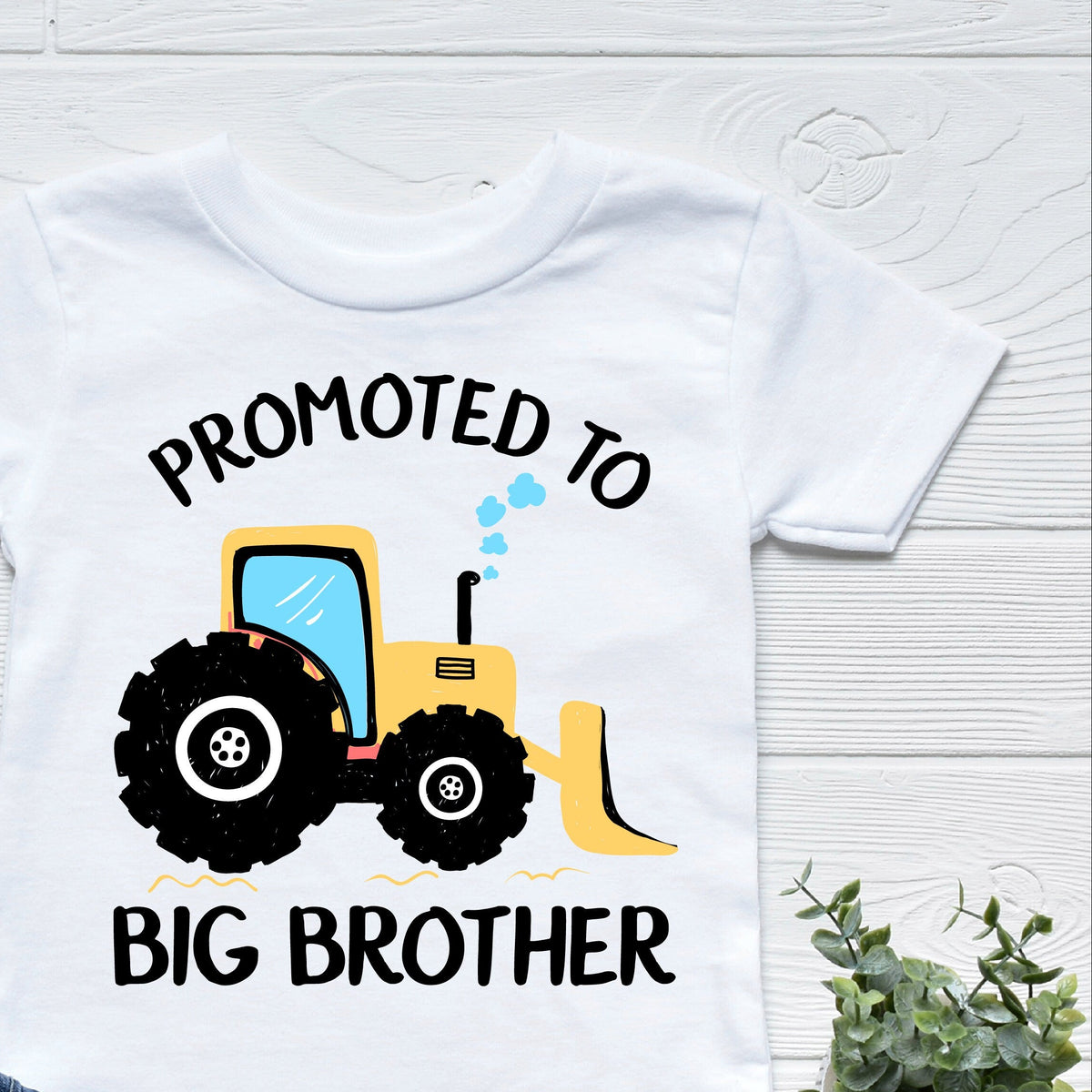 Promoted To Big Brother T-Shirt For Boys, Big Brother Under Construction Shirt, I&amp;#39;m Going To Be A Big Brother Shirt, Pregnancy Announcement