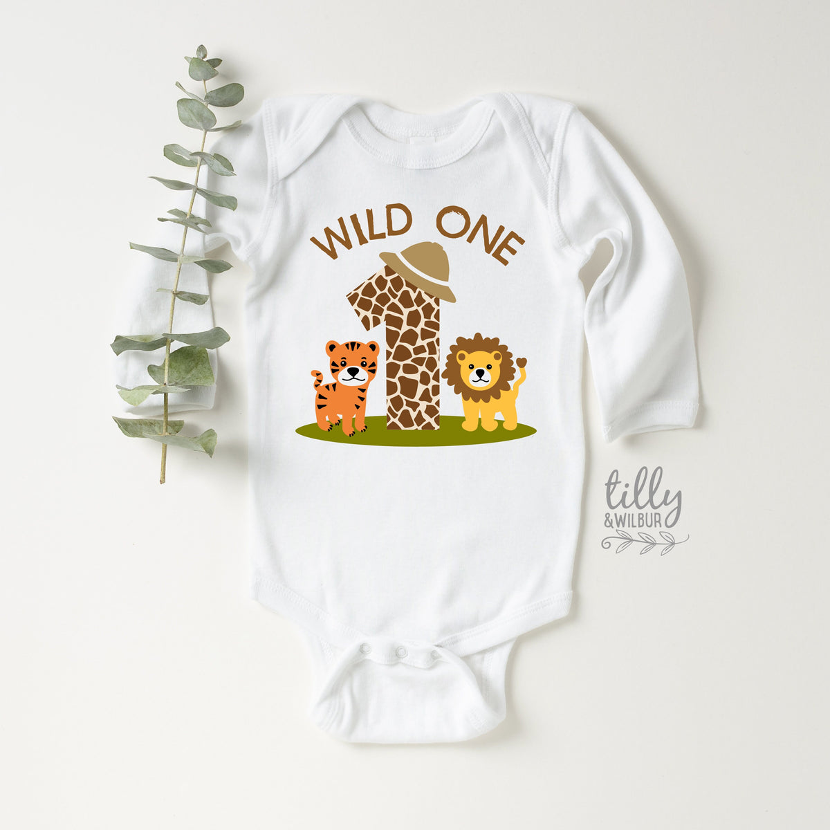 Wild One Safari Animal First Birthday Onesie, Safari Baby Birthday Bodysuit, 1st Birthday Boy TShirt, 1st Birthday Baby Outfit, Jungle Theme