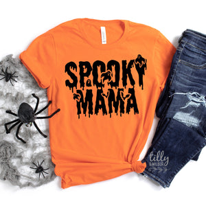 Spooky Mama T-Shirt, Halloween T-Shirt For Mum, Mummy Halloween Outfit, Halloween T-Shirt For Mums, Funny Mum T-Shirt, Mumster T-Shirt