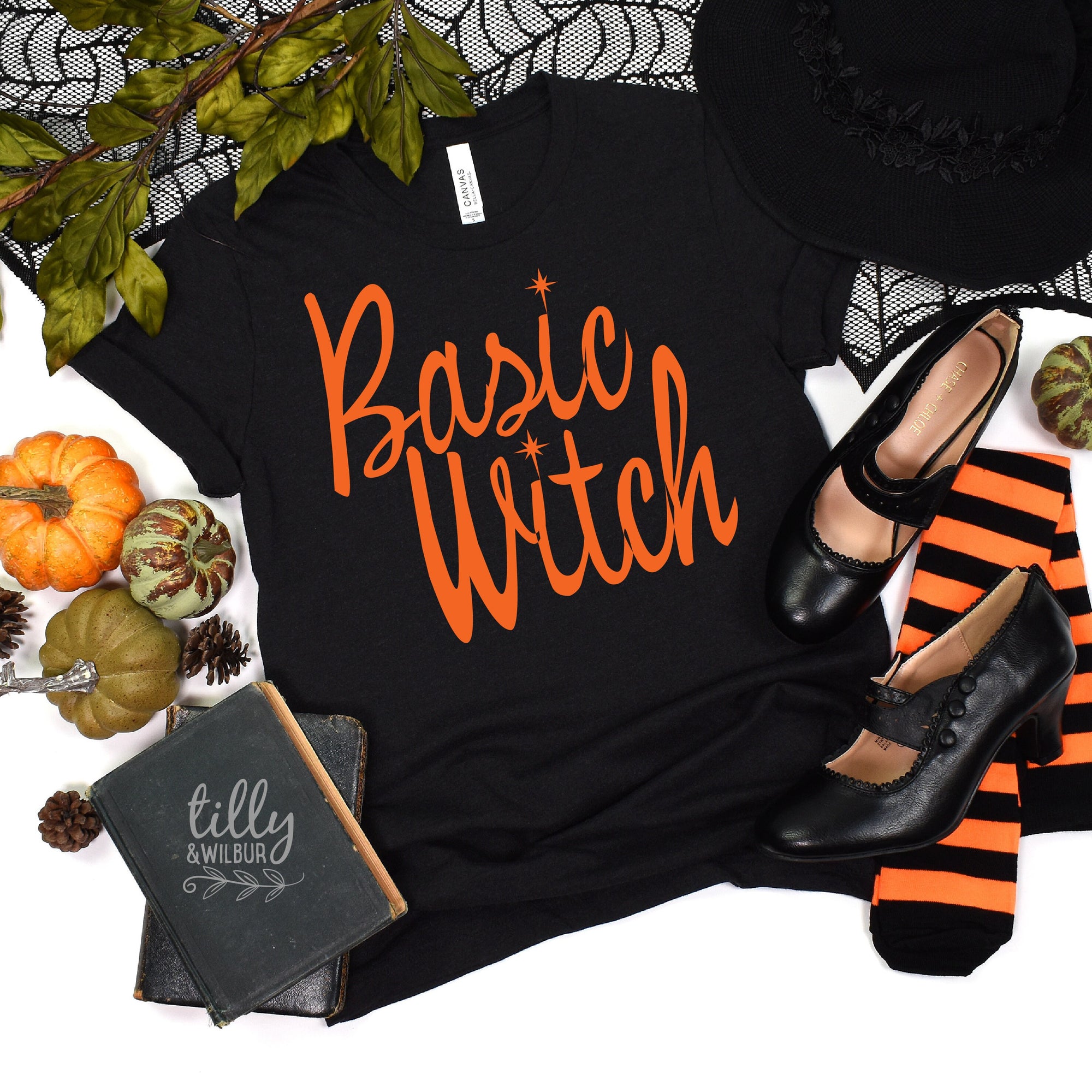 Basic Witch T-Shirt, Halloween T-Shirt, Witch Halloween Tee, Halloween Tee For Women, Ladies Halloween Shirt, Trick Or Treat, Costume Tee