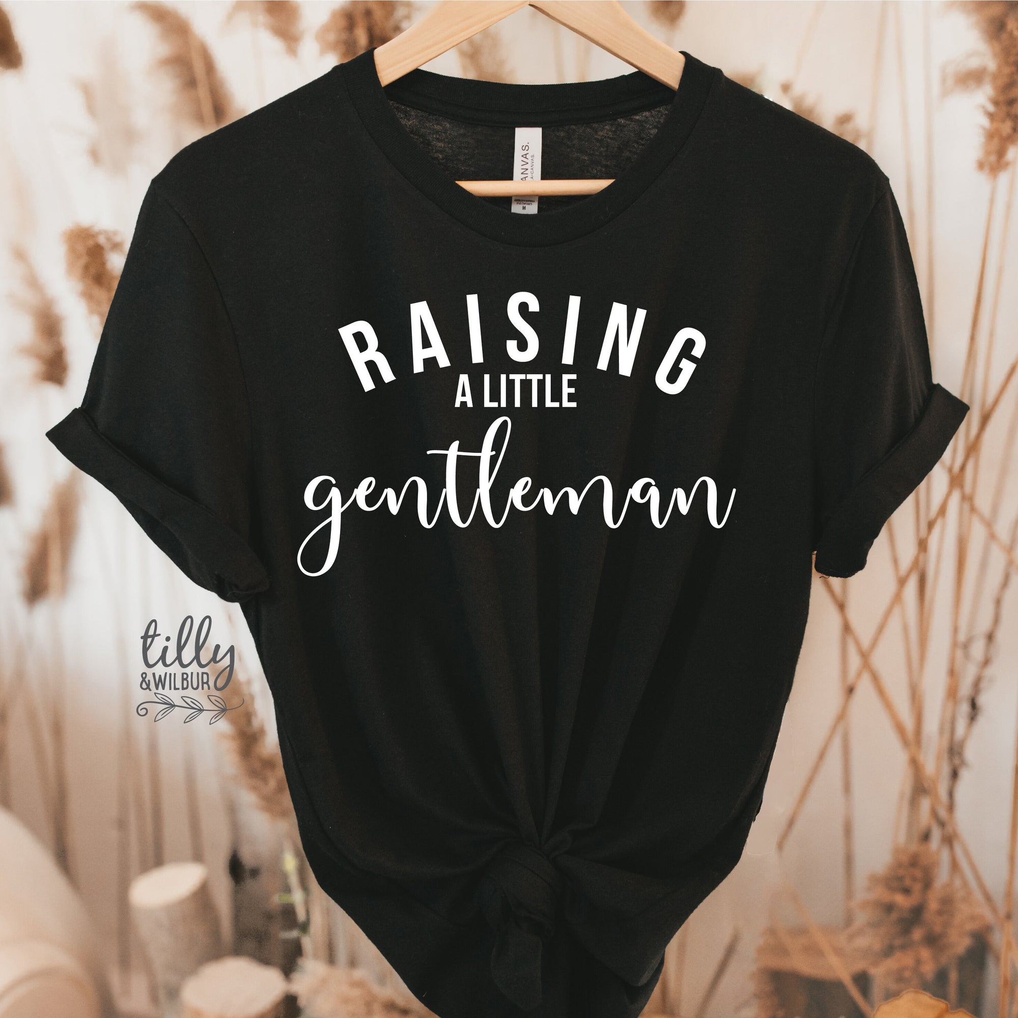 Raising A Little Gentleman T-Shirt, Mother&#39;s Day T-Shirt, Mother&#39;s Day Gift, Mum Of Songs, Mum Gift, Mum T-Shirt, Funny Mum T-Shirt, Mom Of