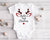 Personalised 1st Christmas Outfit With Baby&#39;s Name, First Xmas Baby Bodysuit, Unisex Baby Clothes, Personalised New Baby&#39;s First Christmas