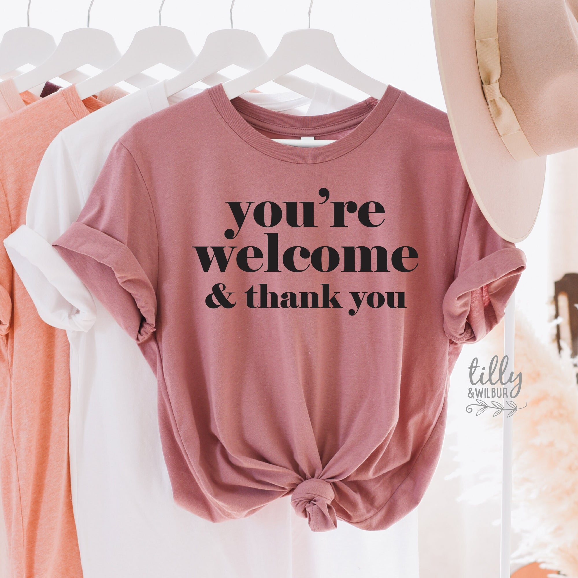 You&#39;re Welcome And Thank You Women&#39;s T-Shirt, Moana T-Shirt, Moana Quote, Funny Women&#39;s T-Shirt, Funny T-Shirt, Gift For Her, Sarcasm Shirt