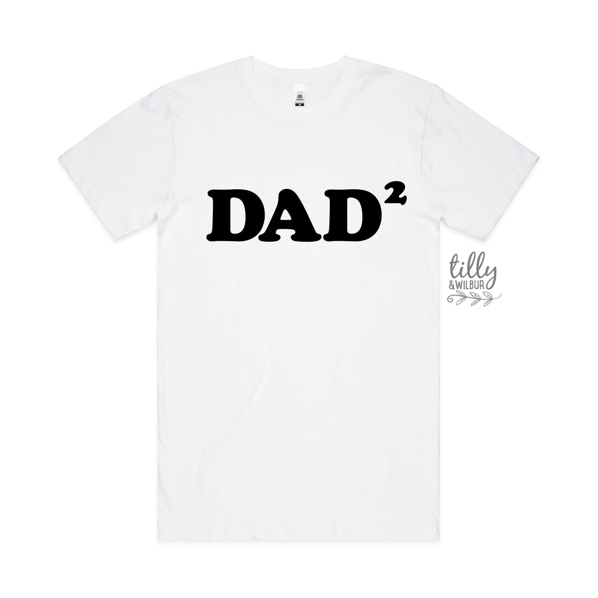 Dad Squared T-Shirt, Dad 2 T-Shirt, Gift For Dad, Father&amp;#39;s Day Gift, Husband Gift, Dad Of Two TShirt, Dad Shirts, Husband Gifts, Dad T-Shirt