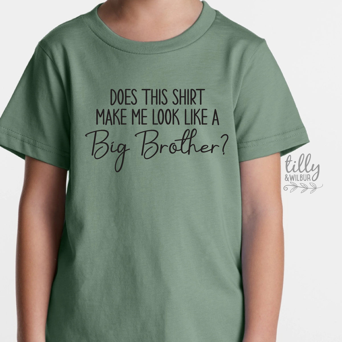 Does This Shirt Make Me Look Like A Big Brother T-Shirt, Pregnancy Announcement T-Shirt, Promoted To Big Brother T-Shirt, Big Brother Shirt