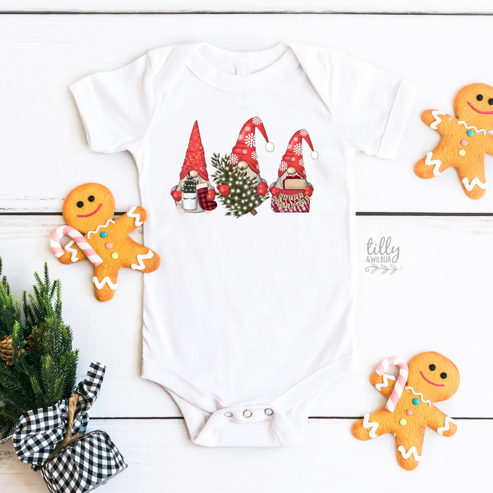 Gnome Family Christmas Matching T-Shirts, Matching Christmas Shirts, Matching Gnome Santa T-Shirts, Matching Christmas Family Shirts, Xmas