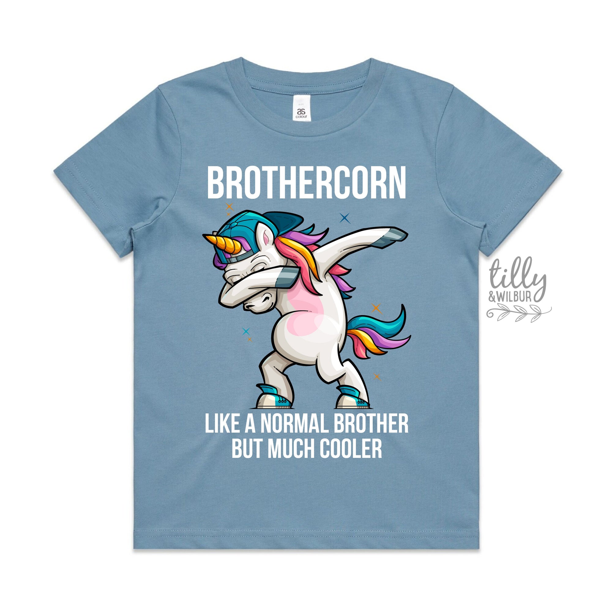 Brothercorn Like A Normal Brother But Much Cooler T-Shirt, Unicorn Brother T-Shirt, Funny Brother T-Shirt, Funny Brother Gift, Best Brother