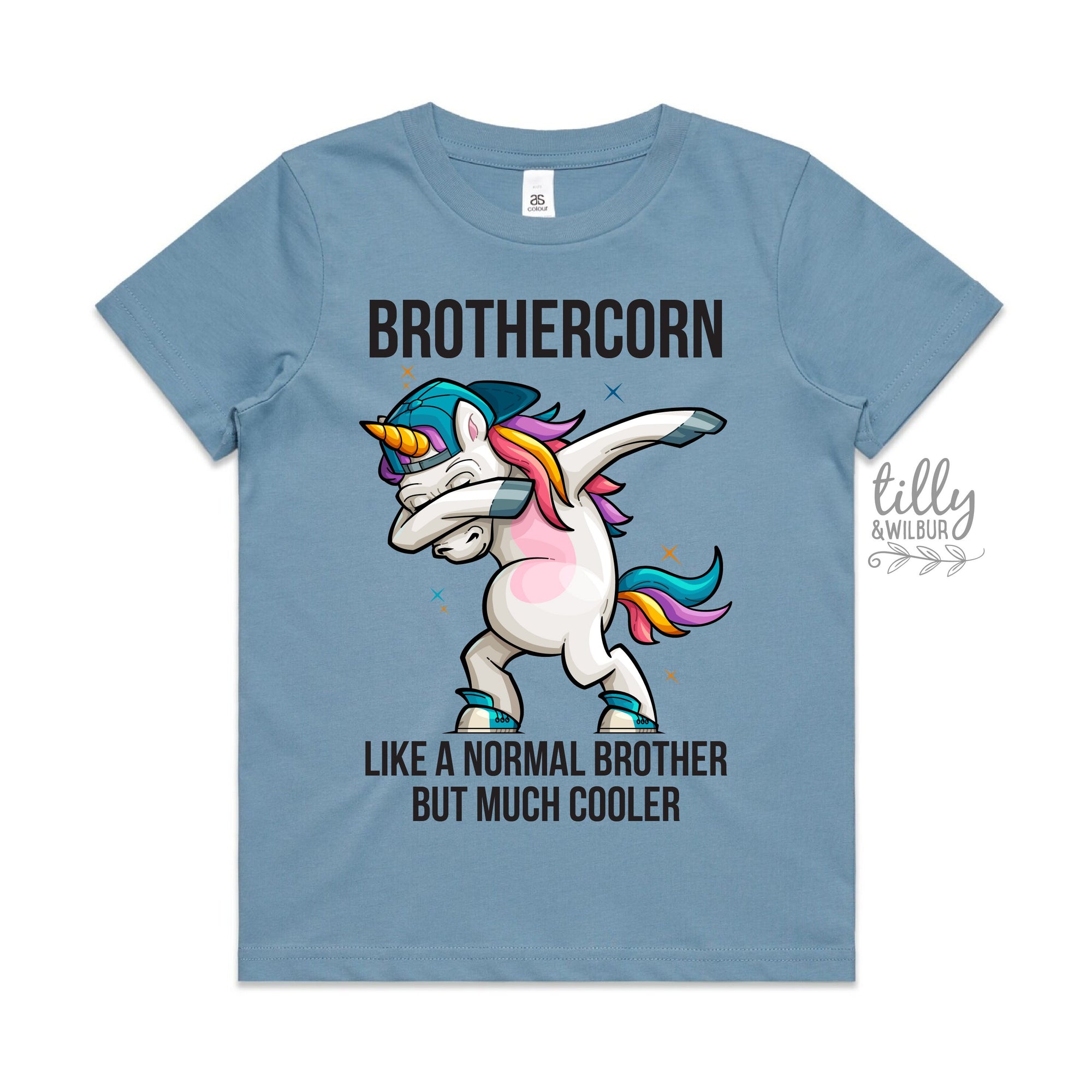 Brothercorn Like A Normal Brother But Much Cooler T-Shirt, Unicorn Brother T-Shirt, Funny Brother T-Shirt, Funny Brother Gift, Best Brother