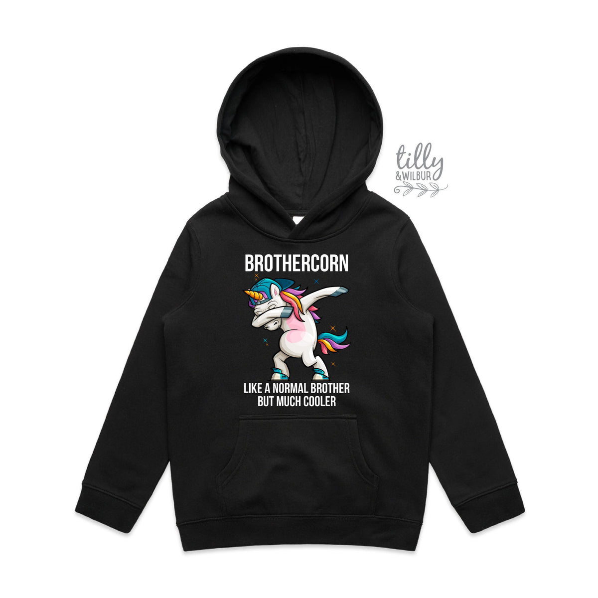 Brothercorn Like A Normal Brother But Much Cooler Sweatshirt, Unicorn Brother Jumper, Funny Brother Hoodie, Funny Brother Gift, Best Brother