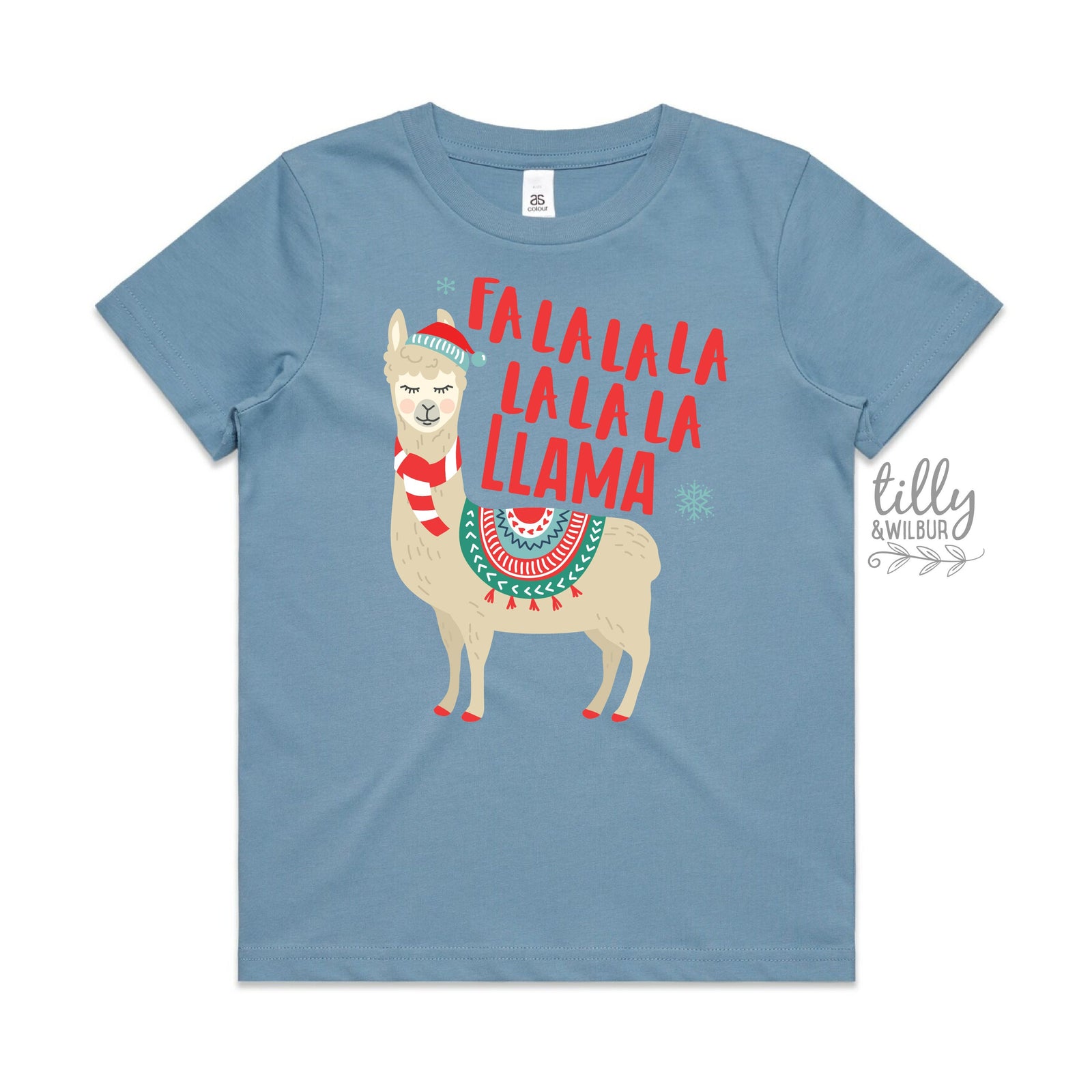 Fa La La La La La La Llama T-Shirt, Matching Family Christmas T-Shirts, Matching Christmas Shirts, Ugly Sweater Tees, Xmas Pajamas, Xmas Tee