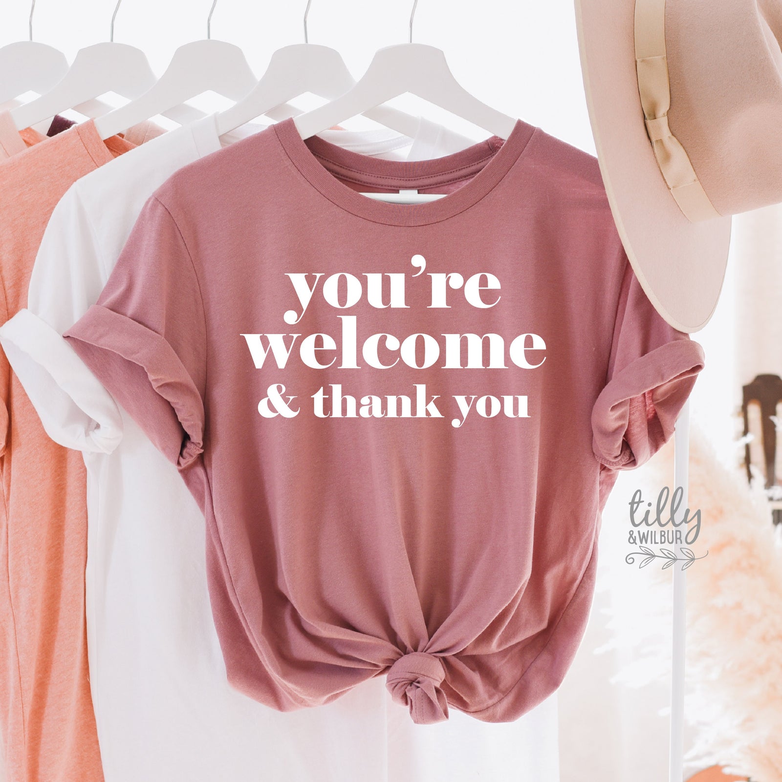 You're Welcome And Thank You Women's T-Shirt, Moana T-Shirt, Moana Quote, Funny Women's T-Shirt, Funny T-Shirt, Gift For Her, Sarcasm Shirt