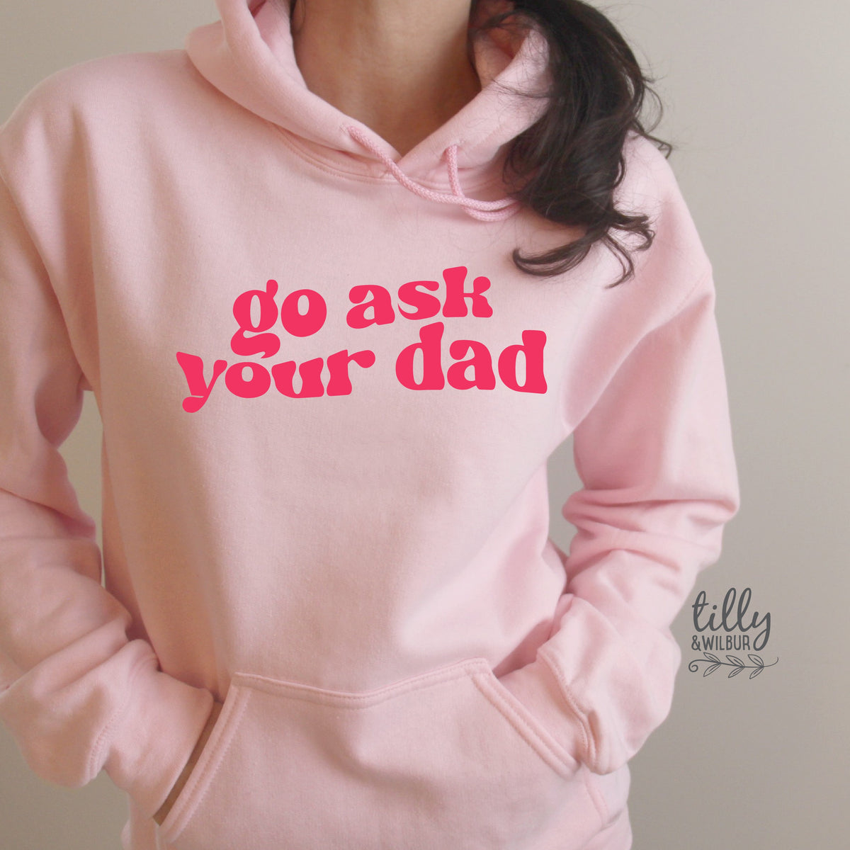 Go Ask Your Dad Hoodie, Motherhood Is A Walk In The Park Women&#39;s Jumper, Funny Mum Sweatshirt, Mother&#39;s Day Gift, Mamasaurus, Gift For Her