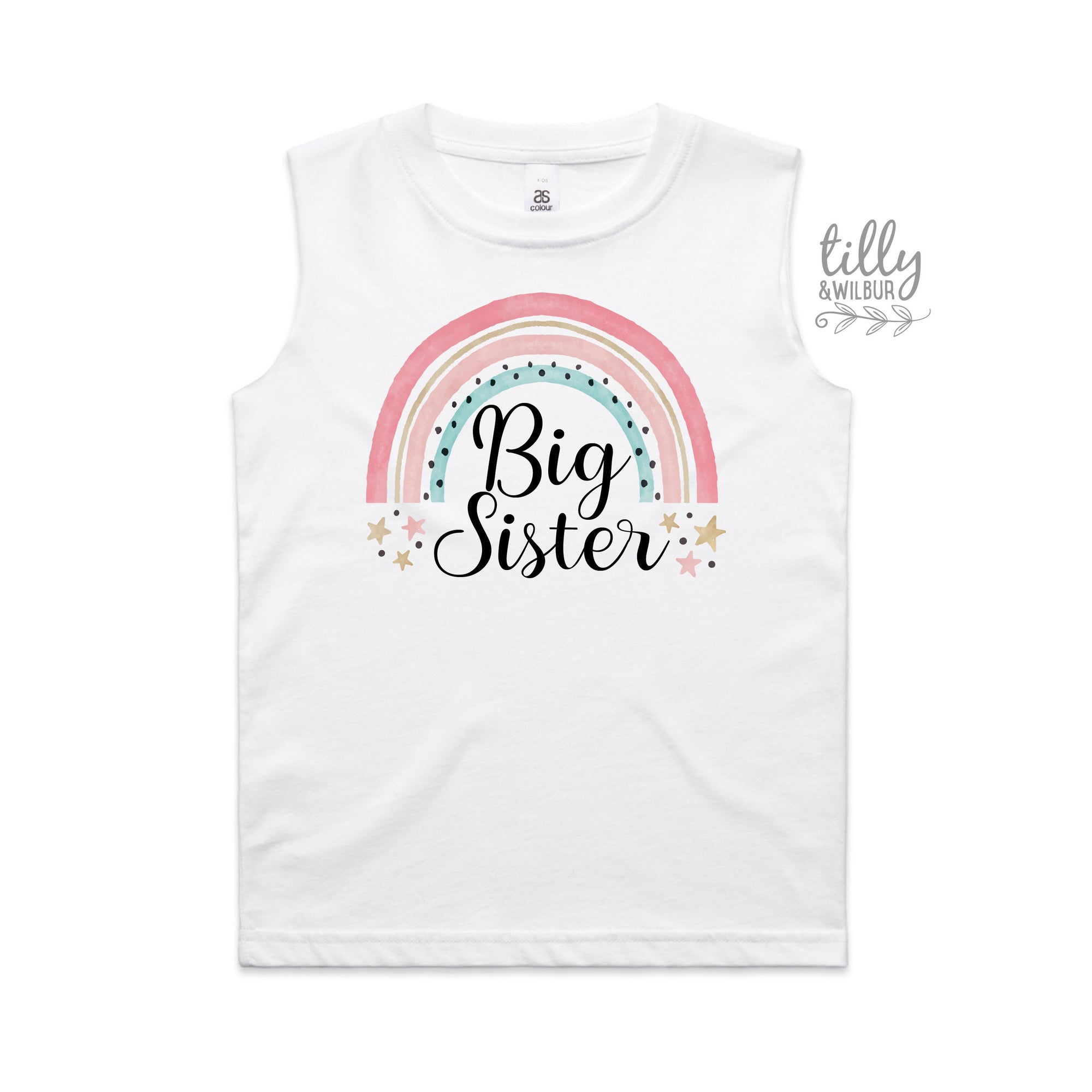 Big Sister Singlet, Big Sister Tank, Pregnancy Announcement Shirt, Big Sister Announcement, I&#39;m Going To Be A Big Sister Announcement Tee