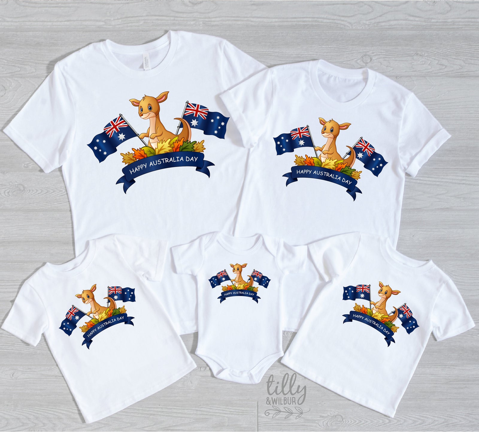 Matching Family Happy Australia Day T-Shirts, Australia Day T-Shirts, Aussie Aussie Aussie, Matching Australia Day Tees, Australia Day Gift