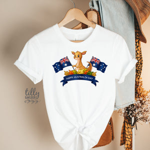 Happy Australia Day Women&#39;s T-Shirt, Australia Day T-Shirt, Aussie Aussie Aussie, Australia Day Tee, Ladies Australia Day Gift, Aussie Shirt