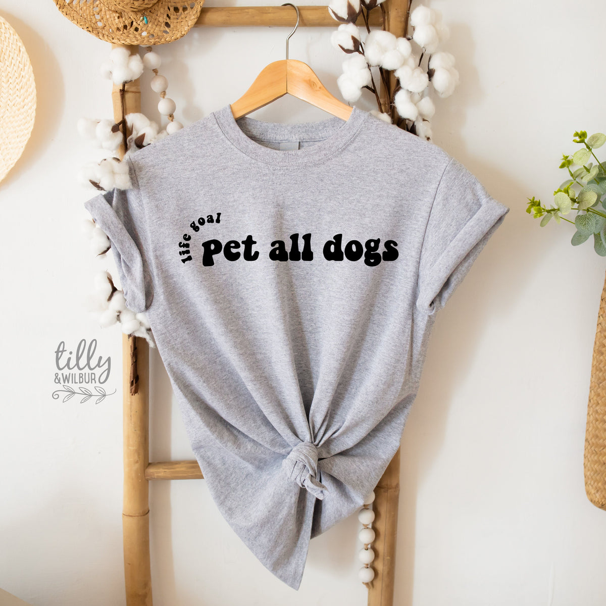 Life Goal Must Pet All Dogs T-Shirt, I Love Dogs Women&amp;#39;s T-Shirt, Funny T-Shirt, I Love Dogs T-Shirt, Funny Women&amp;#39;s T-Shirt, Gift For Her