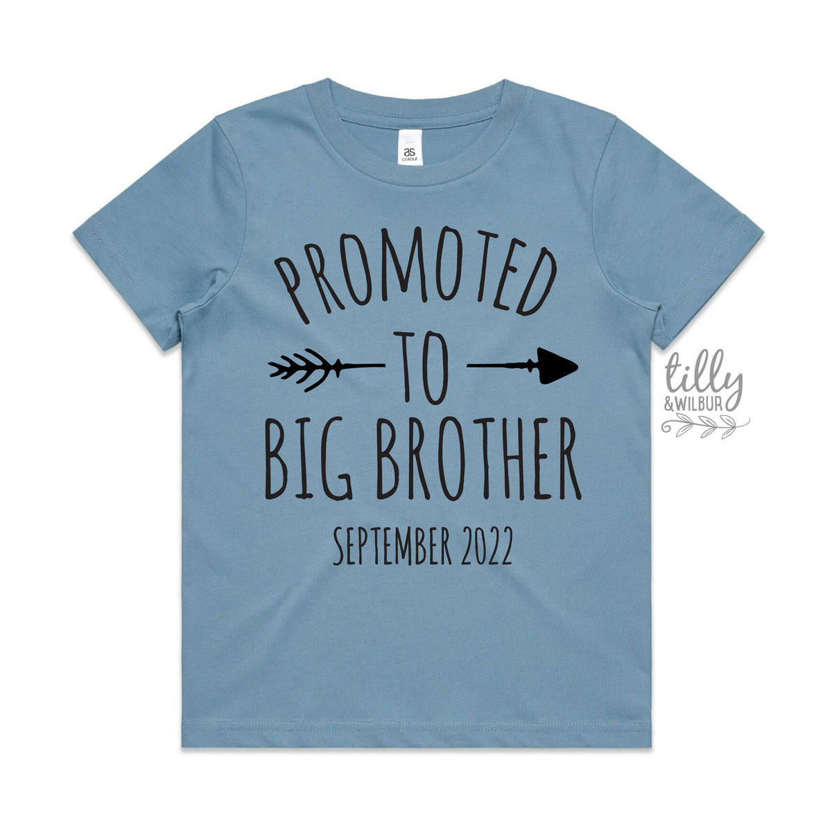 Promoted To Big Brother T-Shirt For Boys, Personalised Due Date, Big Brother Shirt, I&amp;#39;m Going To Be A Big Brother, Pregnancy Announcement