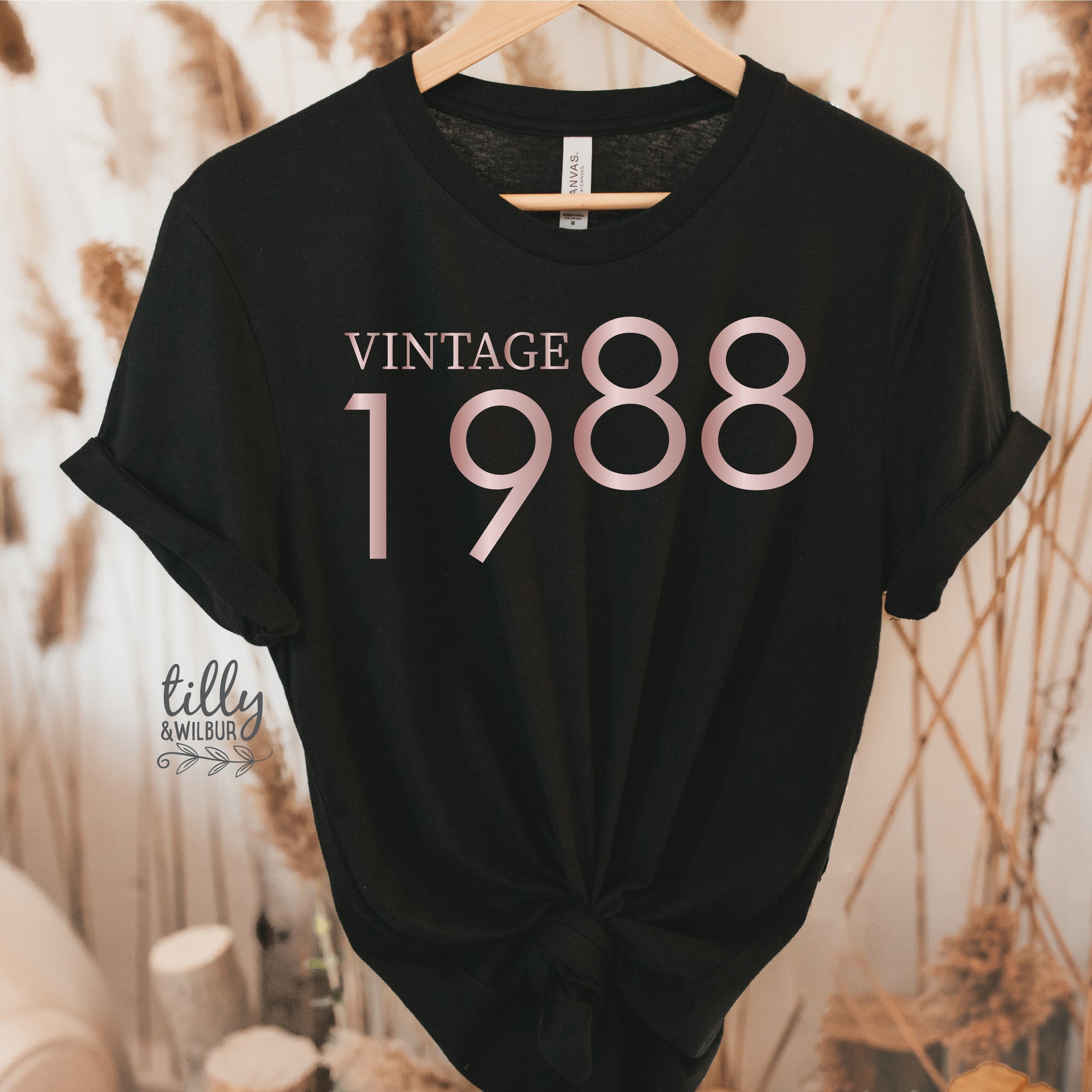 Vintage Birthday T-Shirt With Personalised Year, Limited Edition Birthday T-Shirt, Limited Edition T-Shirt, Personalised Birthday T-Shirt