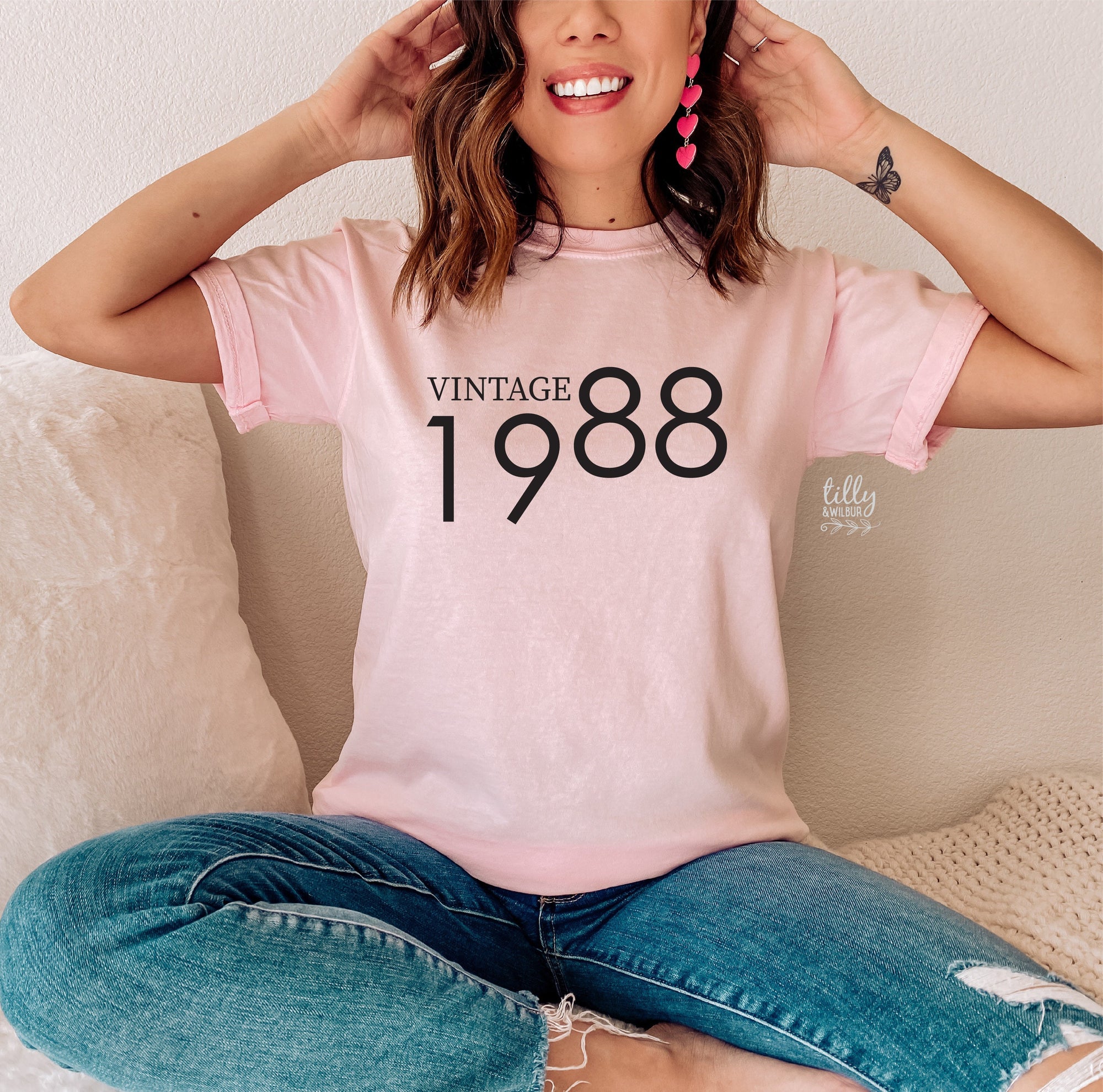 Vintage Birthday T-Shirt With Personalised Year, Limited Edition Birthday T-Shirt, Limited Edition T-Shirt, Personalised Birthday T-Shirt