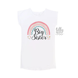 Big Sister T-Shirt Dress, Big Sister Gift, Pregnancy Announcement Shirt, Big Sister Announcement, I&#39;m Going To Be A Big Sister Announcement