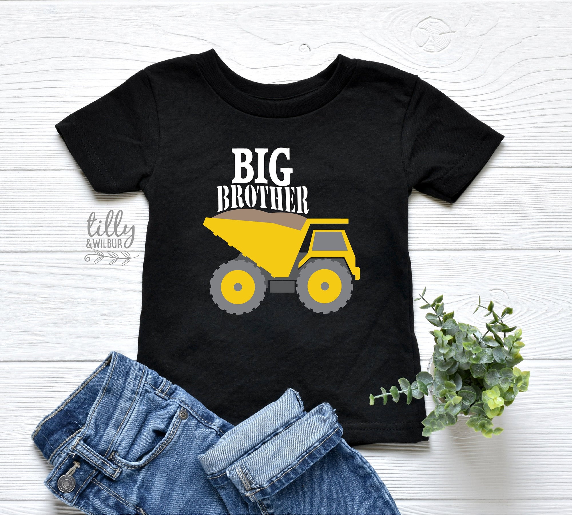 Promoted To Big Brother T-Shirt For Boys, Big Brother Under Construction Shirt, I'm Going To Be A Big Brother Shirt, Pregnancy Announcement