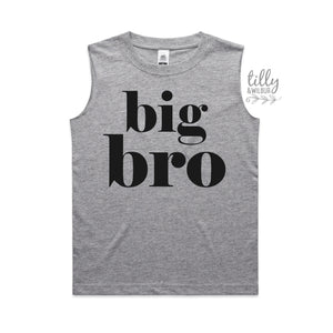 Big Bro Singlet, Promoted To Big Brother Tank, Big Brother Shirt, I&#39;m Going To Be A Big Brother, Pregnancy Announcement, Big Bro Shirt Gift