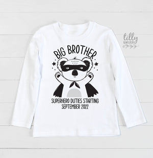 Big Brother T-Shirt, Promoted To Big Brother T-Shirt, Big Brother Shirt, I'm Going To Be A Big Brother, Pregnancy Announcement, Koala Design