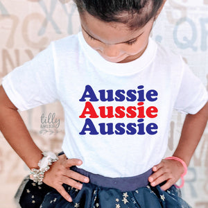 Aussie Aussie Aussie Kids T-Shirt, Australia Day T-Shirt, Happy Australia Day, Australia Day Gift, Australiana, Aussie Themed Gift, Straya